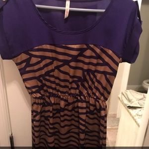Great for LSU Games - Purple and Tiger Stripe Dres